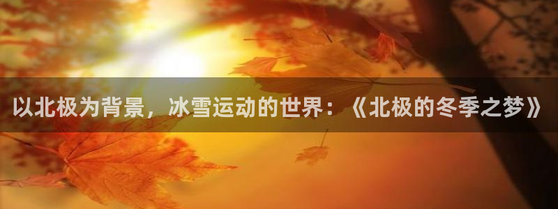 米兰体育场：以北极为背景，冰雪运动的世界：《北极的冬季之梦》
